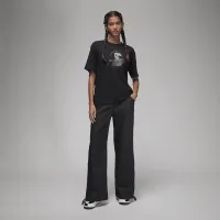 Nike Jordan жіноча Graphic футболка колір чорний