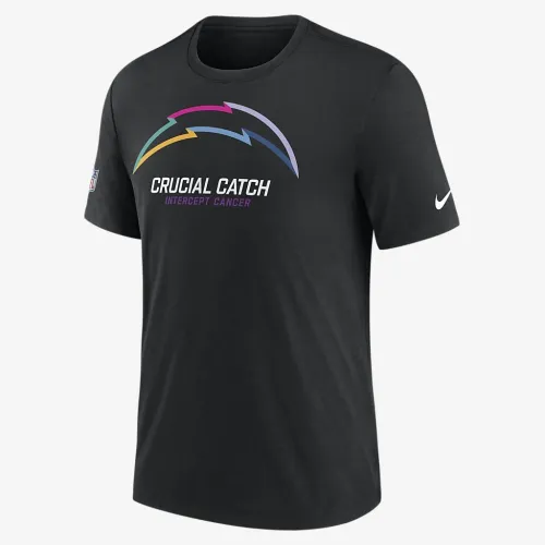 Los Angeles Chargers Crucial Catch чоловічі Nike NFL футболка колір чорний