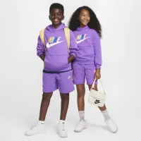 Nike Sportswear Club Fleece Big детские Толстовка с капюшоном цвет фиолетовый