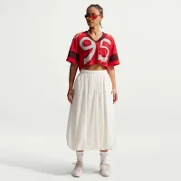 Nike Sportswear жіноча оверсайз Cropped Jersey колір червоний