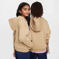 Nike SB EasyOn Big дитячі оверсайз Pullover Skate Толстовка з капюшоном колір коричневий