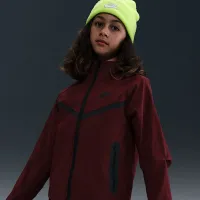 Nike Tech Big детские (для мальчиков) Woven Куртка цвет красный