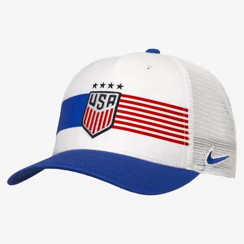 USWNT Nike Soccer Trucker Cap синий