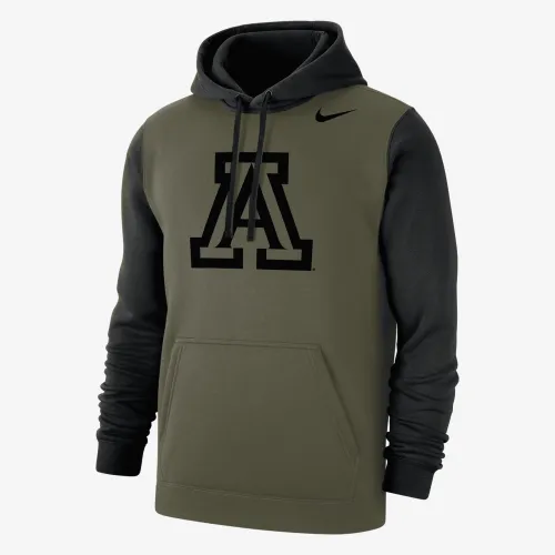 Arizona Olive Pack мужские Nike College Толстовка с капюшоном цвет коричневый