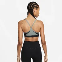 Nike Indy женская Light-Support Padded V-Neck Sports Bra цвет серый