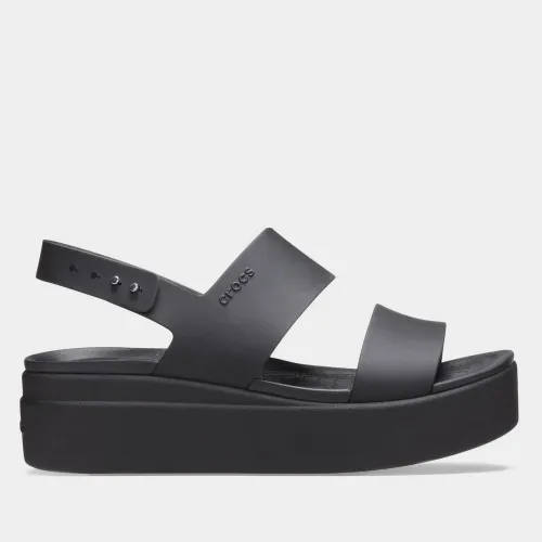 Шлёпанцы Crocs Brooklyn Low Wedge 206453-060 - Черные