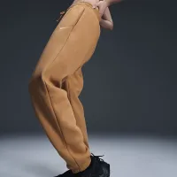 Nike Sportswear Phoenix Fleece женская С высокой Талией оверсайз Sweatpants цвет коричневый
