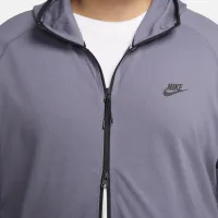 Nike Tech мужские Lightweight Knit Full-Zip Толстовка с капюшоном цвет серый