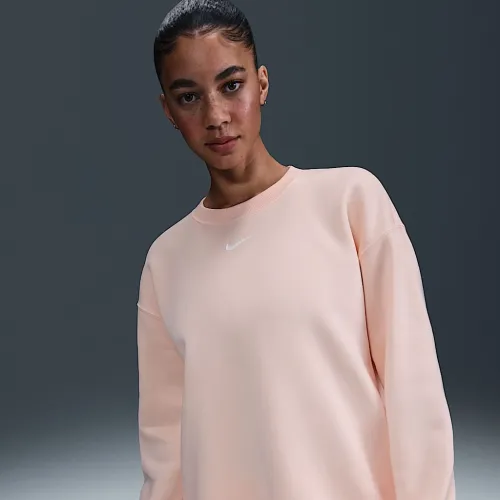 Nike Sportswear Phoenix Fleece женская оверсайз Crew-Neck свитшот Pink