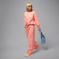 Nike Jordan Brooklyn Fleece женская Crew-Neck свитшот Orange