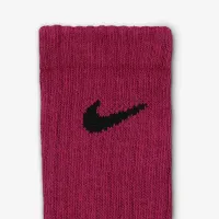 Nike Dri-FIT Performance Basics Big детские Crew носки (6 пары) Pink