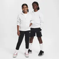 Nike Sportswear Club Fleece Big детские Full-Zip Толстовка с капюшоном цвет коричневый