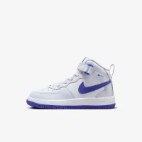 Nike Force 1 Mid EasyOn Little дитячі Кросівки колір сірий