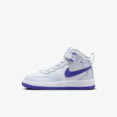Nike Force 1 Mid EasyOn Little дитячі Кросівки колір сірий