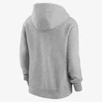 Chicago Bears Club женская Nike NFL Pullover Толстовка с капюшоном цвет серый