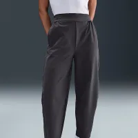 Nike 24.7 PerfectStretch жіноча Dri-FIT З високою талією Loose Barrel-Leg Pants колір сірий