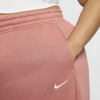 Nike Sportswear Phoenix Fleece женская С высокой Талией оверсайз Sweatpants (большие размеры) Pink
