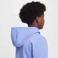 Nike Sportswear Club Fleece Big детские Full-Zip Толстовка с капюшоном синий