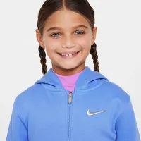 Nike Shine Little детские Full-Zip Толстовка с капюшоном and лосины набор синий