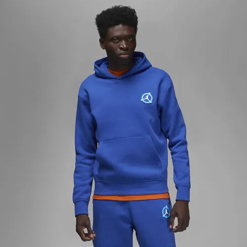 Nike Jordan Flight MVP чоловічі Fleece Pullover Толстовка з капюшоном блакитний