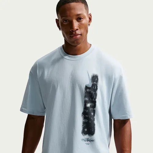 Nike мужские Short-Sleeve Running футболка синий