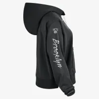 Brooklyn Nets Standard Issue женская Nike Dri-FIT NBA Pullover Толстовка с капюшоном цвет черный