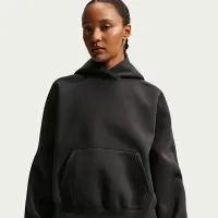 Nike Sportswear жіноча оверсайз Fleece Pullover Толстовка з капюшоном колір чорний