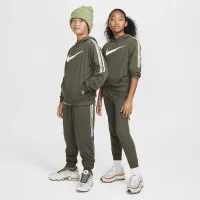 Nike Sportswear Club Big дитячі Pullover Knit Толстовка з капюшоном колір зелений