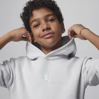 Nike Jordan MJ Flight MVP Big детские Pullover Толстовка с капюшоном цвет серый