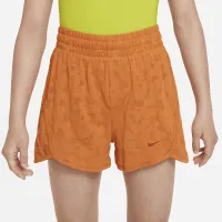 Nike Dri-FIT Breezy Big детские (Girls') С высокой Талией тренировочные шорты Orange