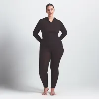 NikeSKIMS Weightless Layers женская С высокой Талией V-Panel лосины цвет коричневый