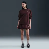 Nike Sportswear Club Fleece женская Loose Crew-Neck свитшот цвет красный