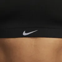 Nike Indy Seamless Ribbed женская Light-Support Non-Padded Sports Bra цвет черный