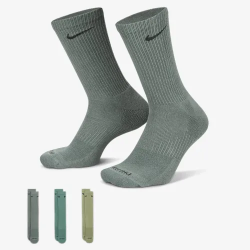 Nike Everyday Plus Cushioned тренировочные Crew носки (3 пары) многоцветный