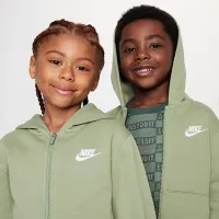 Nike Full-Zip Club набор Little Kids 2-Piece Толстовка с капюшоном набор цвет зеленый