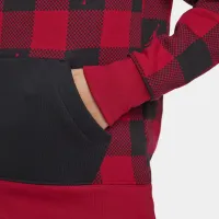Nike Jordan Big детские (для мальчиков) Pullover Толстовка с капюшоном цвет красный