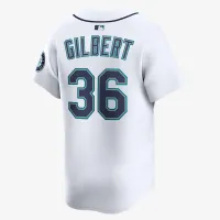 Logan Gilbert Seattle Mariners мужские Nike Dri-FIT ADV MLB Limited Jersey цвет белый