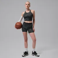 Nike Jordan Sport жіноча Dri-FIT Printed Top колір чорний