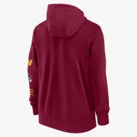 Washington Commanders Club чоловічі Nike NFL Full-Zip Толстовка з капюшоном колір червоний