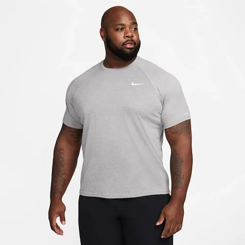 Nike Swim мужские Short-Sleeve Hydroguard (Extended Size) цвет серый