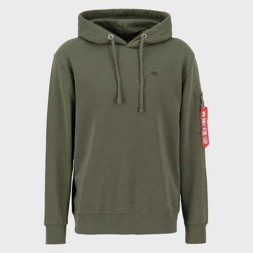 Кофта/футболка Alpha Industries Xfit Hoody 158321257 - зелена