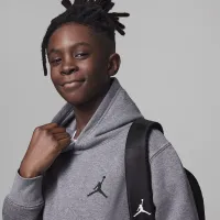 Nike Jordan MJ Essentials Big детские Pullover Толстовка с капюшоном цвет серый