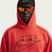 Nike Air чоловічі Fleece Pullover Толстовка з капюшоном колір червоний