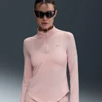 Nike Swift жіноча Dri-FIT UV 1/4-Zip Running Top Pink