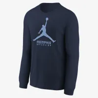 Nike Memphis Grizzlies Essential Big дитячі Jordan NBA Long-Sleeve футболка колір чорний