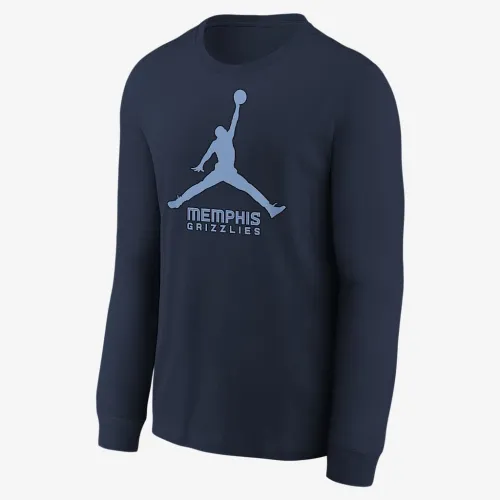 Nike Memphis Grizzlies Essential Big дитячі Jordan NBA Long-Sleeve футболка колір чорний