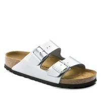 Шлёпанцы Birkenstock Arizona Birko-Flor 1012282 - Серебряные