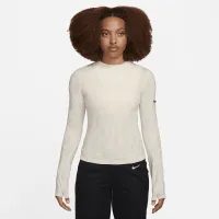 Nike Running Division жіноча Running Mid Layer колір коричневий