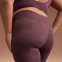 NikeSKIMS Matte женская С высокой Талией V-Panel Straight лосины цвет красный