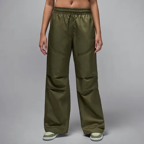 Nike Jordan Brooklyn женская Pants цвет зеленый